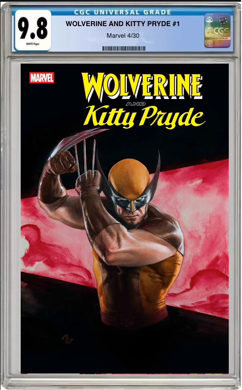 Wolverine and Kitty Pryde #1 CGC Graded 9.8 - Andi Granov Cover
