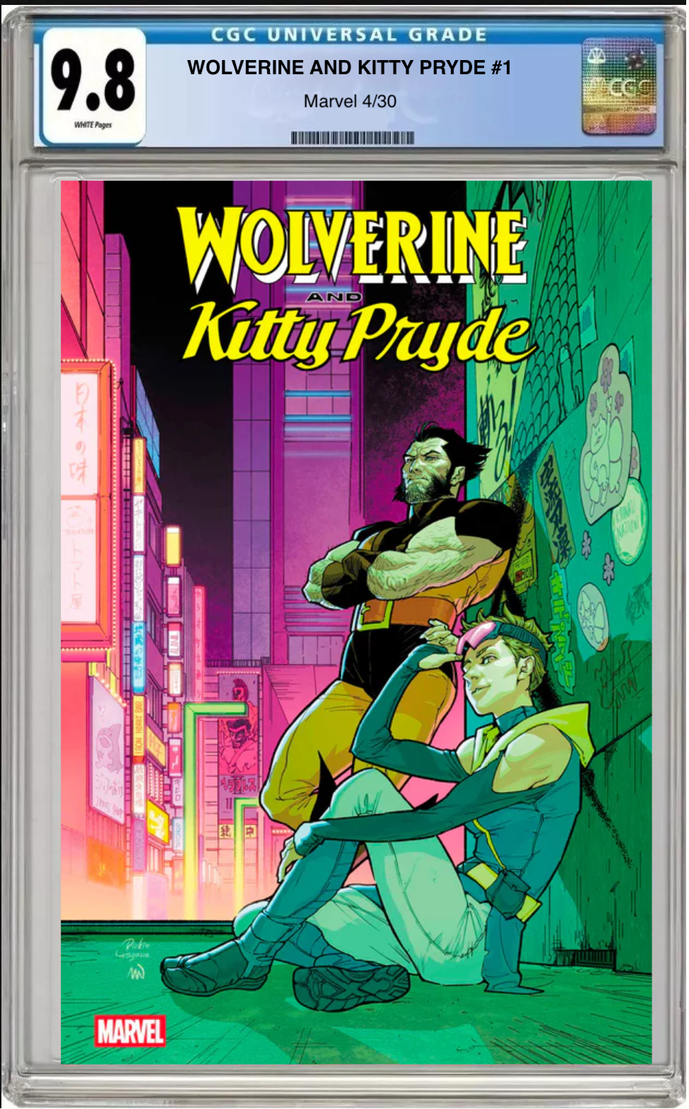 Wolverine and Kitty Pryde #1 CGC Graded 9.8 - Rickie Yagawa Cover
