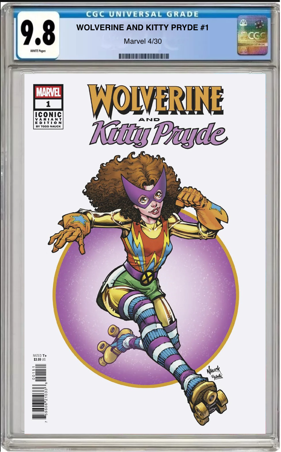 Wolverine and Kitty Pryde #1 CGC Graded 9.8 - Todd Nauck Cover
