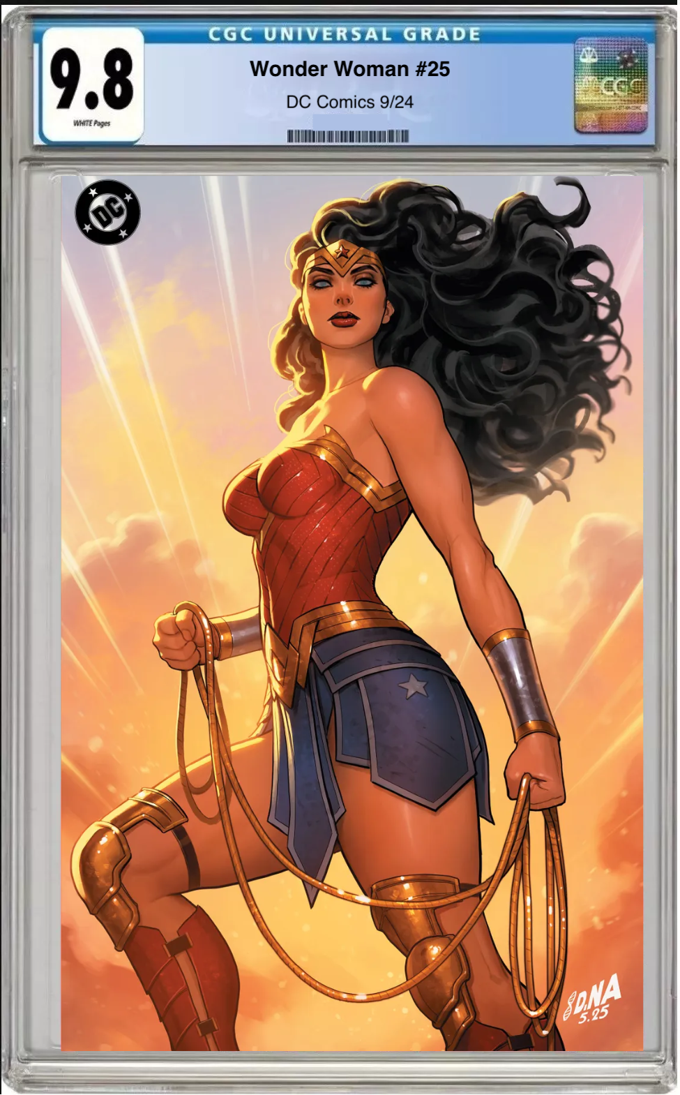Wonder Woman #25 – CGC Graded 9.8 David Nakayama Foil Cover G