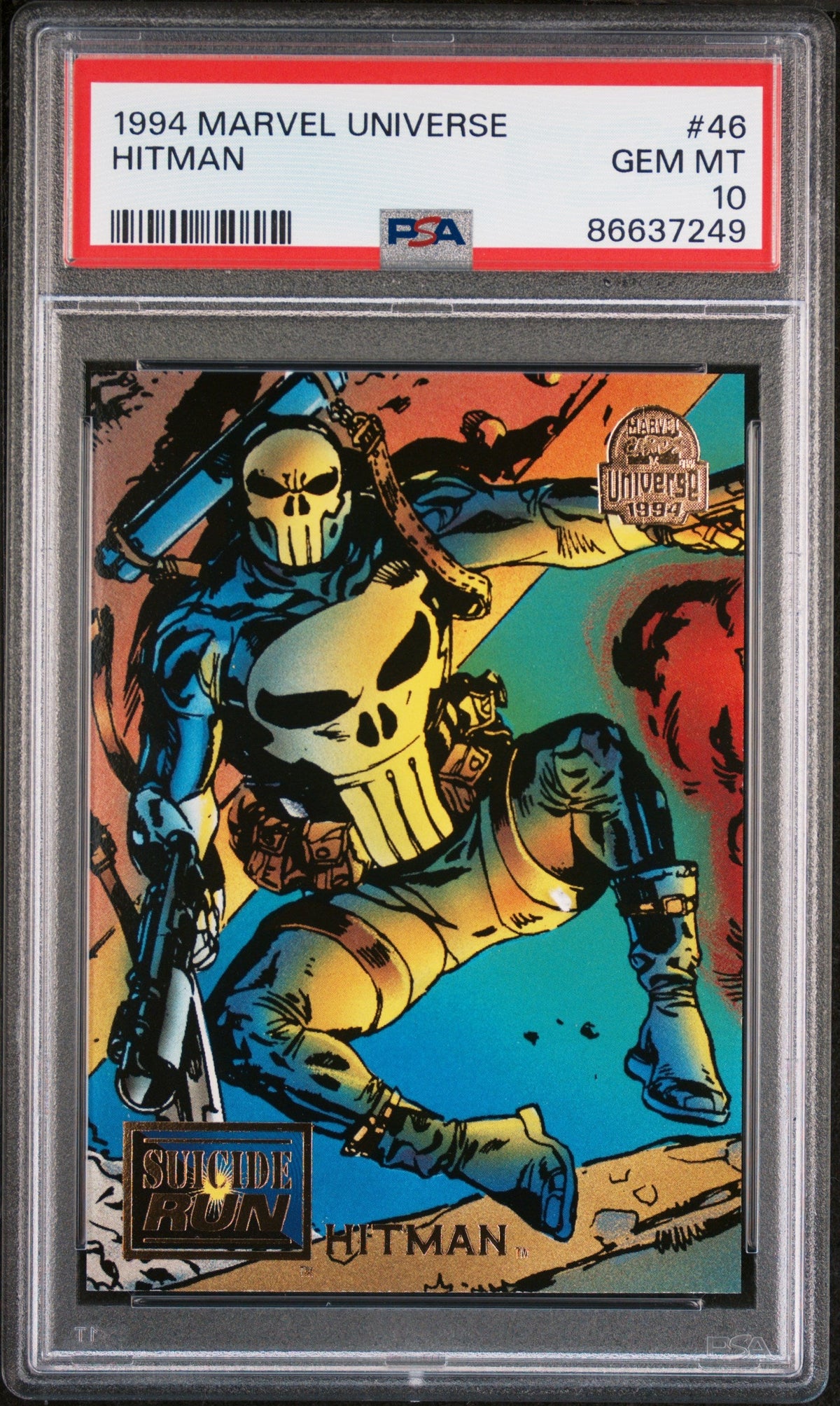 1994 MARVEL UNIVERSE HITMAN  #46 - PSA 10