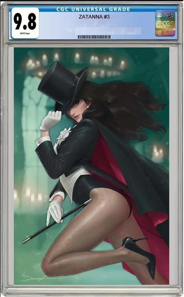 zatanna #1 cgc graded 9.8 cover c